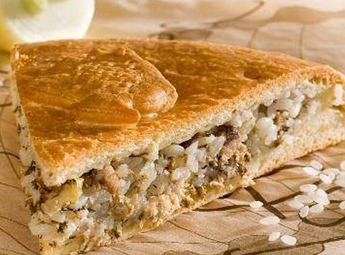 ПИРОГ С РЫБОЙ И РИСОМ