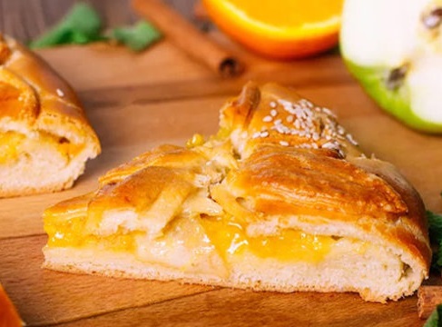 ПИРОГ С ЯБЛОКОМ И АПЕЛЬСИНОМ