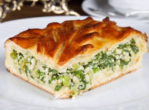 ПИРОГ С ЗЕЛЕНЫМ ЛУКОМ И ЯЙЦОМ