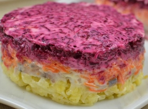 САЛАТ СЕЛЬДЬ ПОД ШУБОЙ