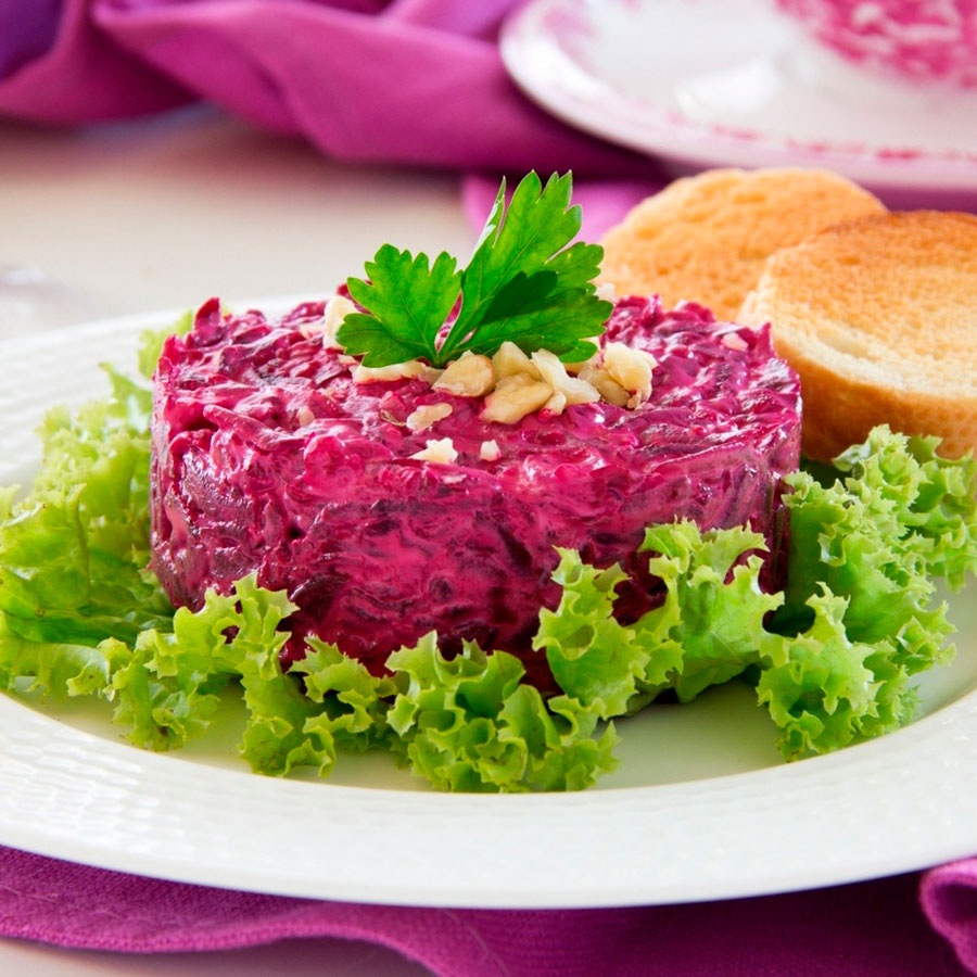САЛАТ ИЗ СВЕКЛЫ С ЧЕСНОКОМ